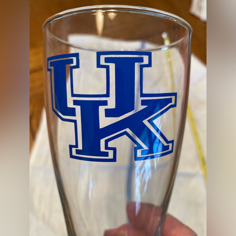 University Of Kentucky Glass Beer Mug